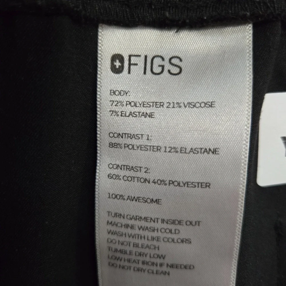 Figs Women Scrub Bottom XL Brown Zamora Jogger Zip Pockets Drawstring READ